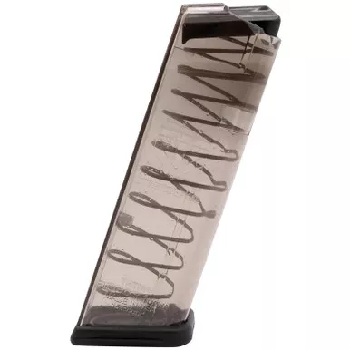 ETS Group GLK20 Pistol Mags 15rd 10mm Auto Compatible w/ Glock 20/29/40 Clear Polymer