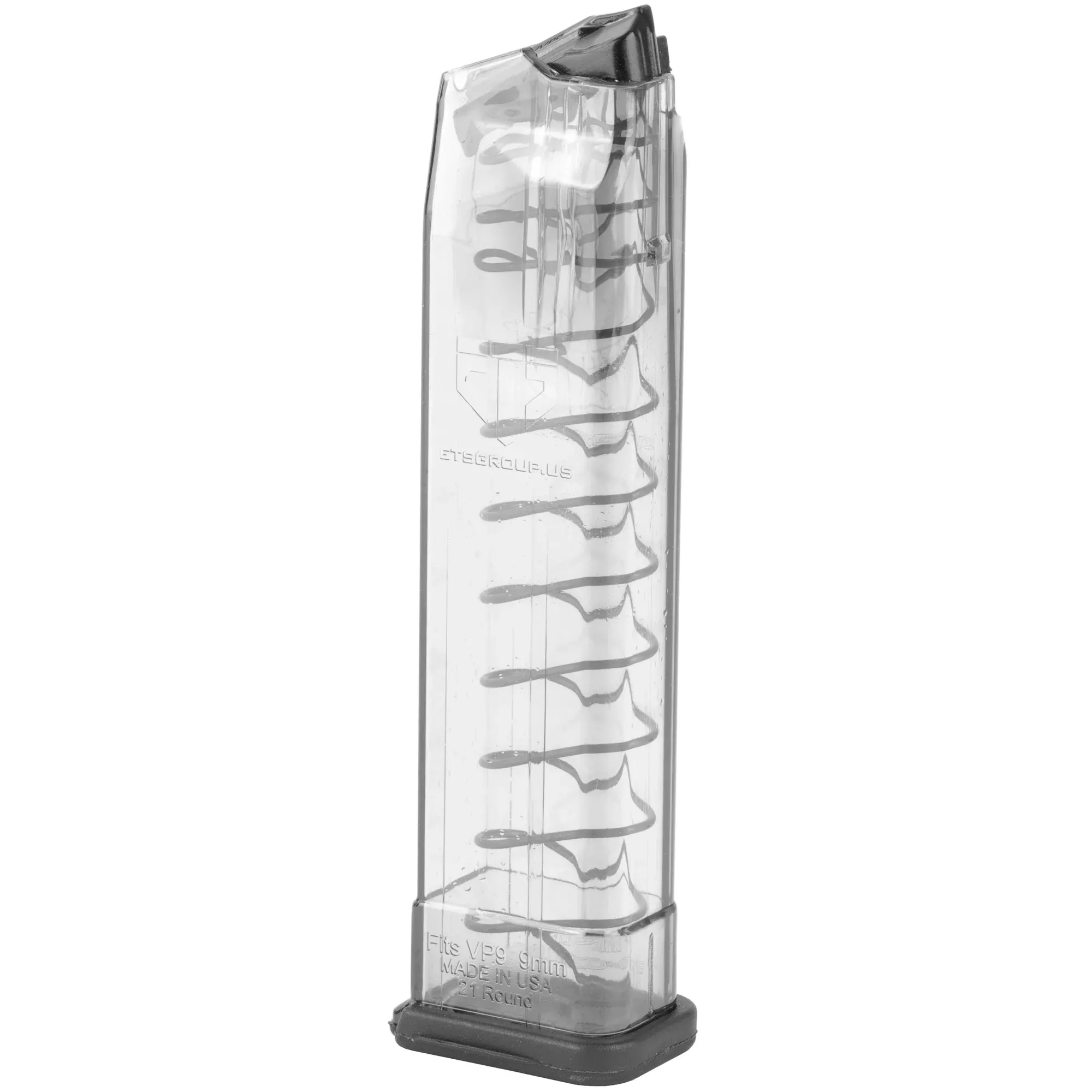 Ets Magazine H&k Vp9 9mm 17rd - Standard Size Translucent