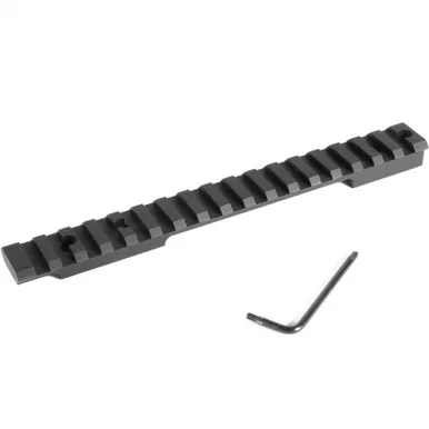 EVOLUTION GUN WORKS HD 0 MOA Picatinny Rail Mount For Howa 1500 / Weatherby Vanguard Long Action (81050)