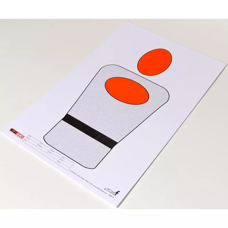 EZ2C Targets #8: Silhouette 11×17 Paper Shooting Targets for Range USA MADE