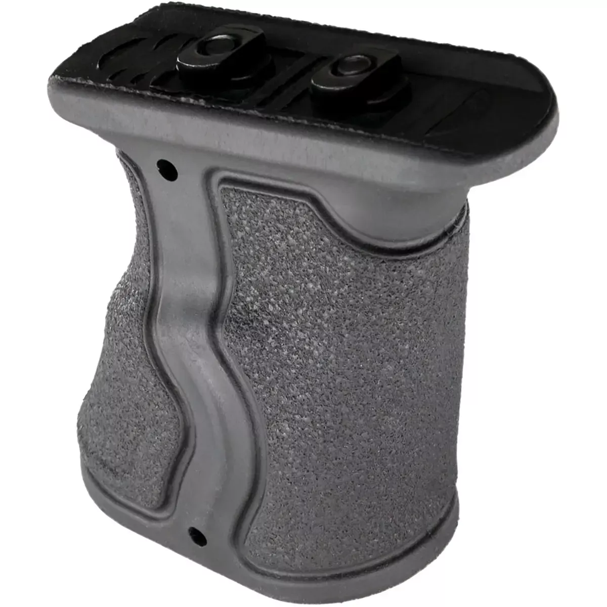 FAB Defense Gradus Forward Grip Angled Rubber Overmold M-Lok Rail Black FXGRADMB