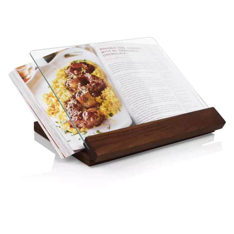 Fabio Viviani – Prodigio Cookbook Stand with Tempered Glass & Signed Cookbook