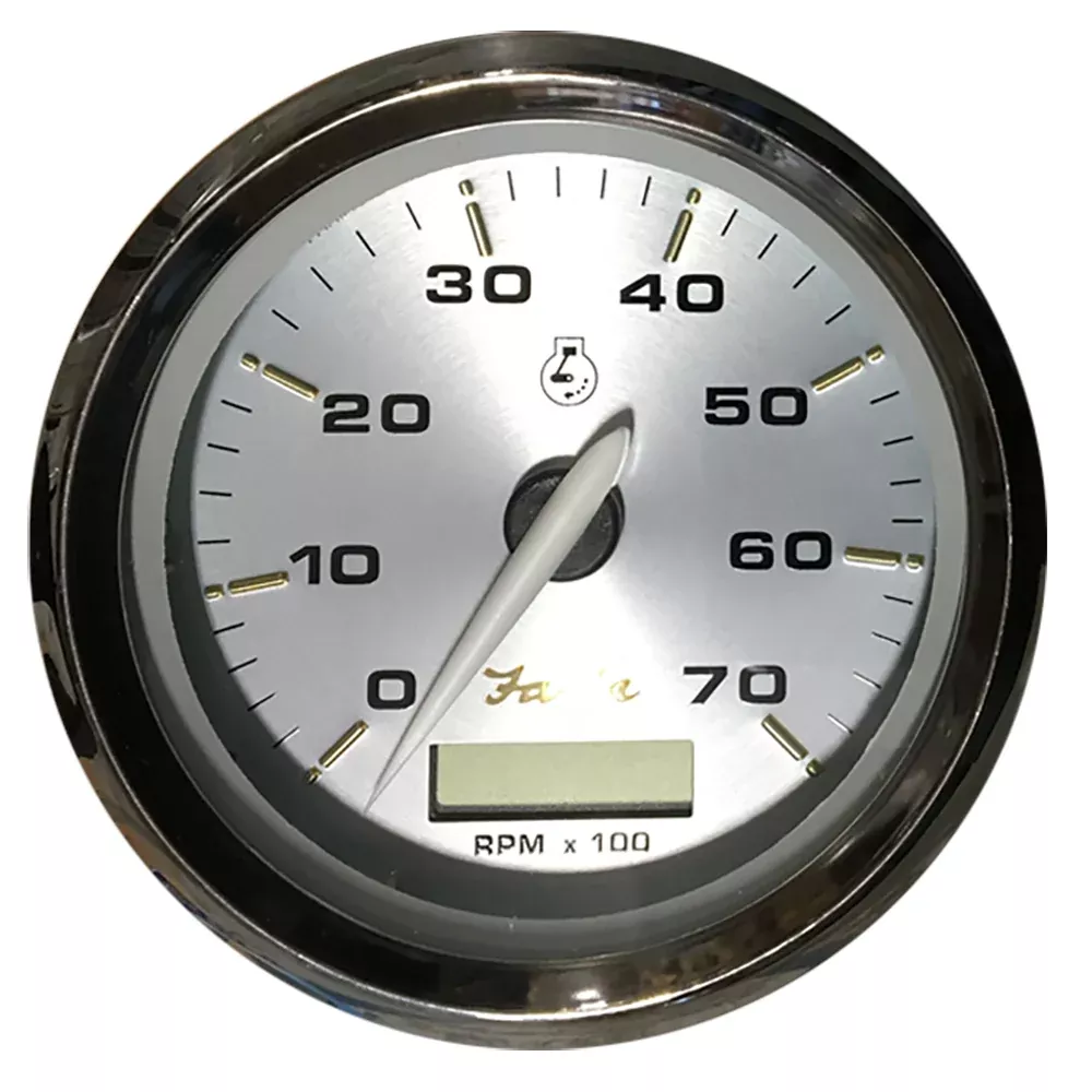 Faria Kronos 4″ Tachometer w/Hourmeter – 7,000 RPM (Gas – Outboard)