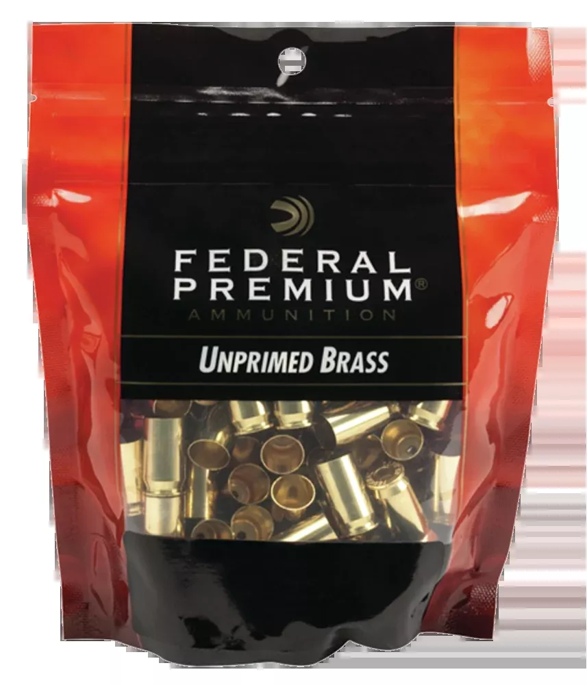 Fed Gold Mdl 40s&w Unprmd Brss 100ct
