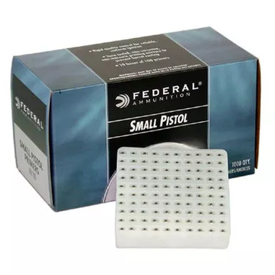 Federal 200 Pistol Primers Small Magnum 1000 count HAZ, Brass
