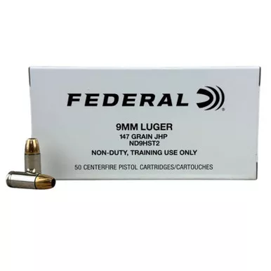 Federal 9mm 147 Grain HST Jacketed Hollow Point 50 Rounds