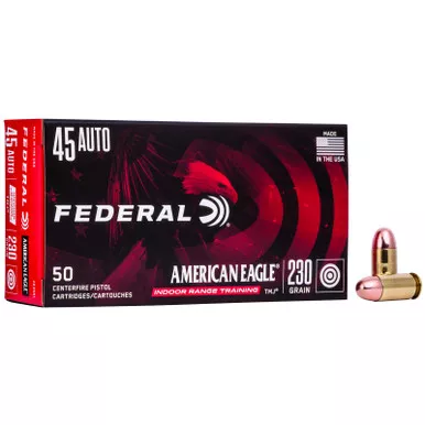 Federal AE45N1 American Eagle IRT 45ACP 230gr Total Metal Jacket 50 Per Box/20 Case