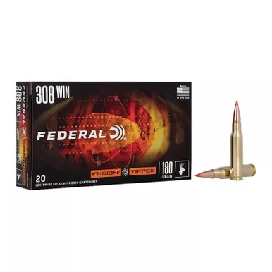 Federal F308TFS3 Fusion 308Win 180gr Bonded Soft Point 20 Per Box/10 Case