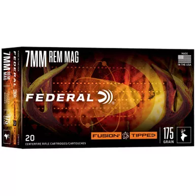 Federal F7RTFS2 Fusion 7mm 175gr Bonded Soft Point 20 Per Box/10 Case