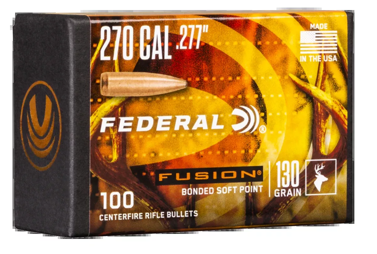 Federal Fusion Component, Fed Fb277f2 Bull .277 130fus 100/4