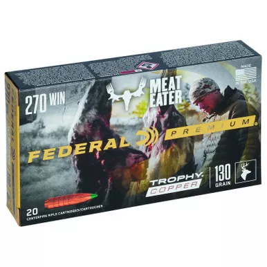 Federal P270TC1 Premium 270Win 130gr Trophy Copper 20 Per Box/10 Case