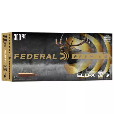 Federal P300PRCELDX1 300PRC 212gr ELD-X 20 Per Box/10 Case