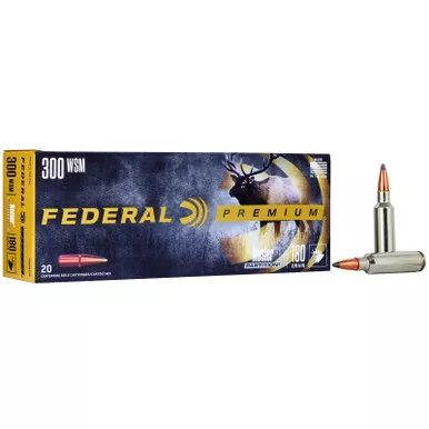 Federal P300WSMB Premium 300WSM 180gr Nosler Partition 20 Per Box/10 Case