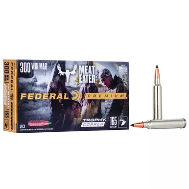 Federal P300WTC2 Premium 300WinMag 165gr Trophy Copper 20 Per Box/10 Case