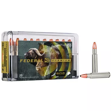 Federal P416SA Premium Safari Cape-Shok 416Rigby 400gr Swift A Frame 20 Per Box/10 Case