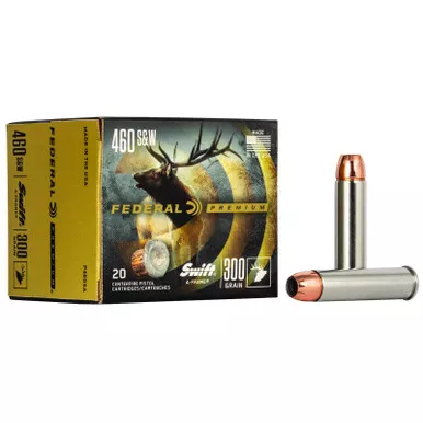 Federal P460SA Premium 460S&W Mag 300gr Swift A Frame 20 Per Box/10 Case
