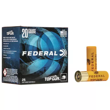 Federal TG209 Top Gun 20Gauge 2.75" 7/8oz 9Shot 25 Per Box/10 Case