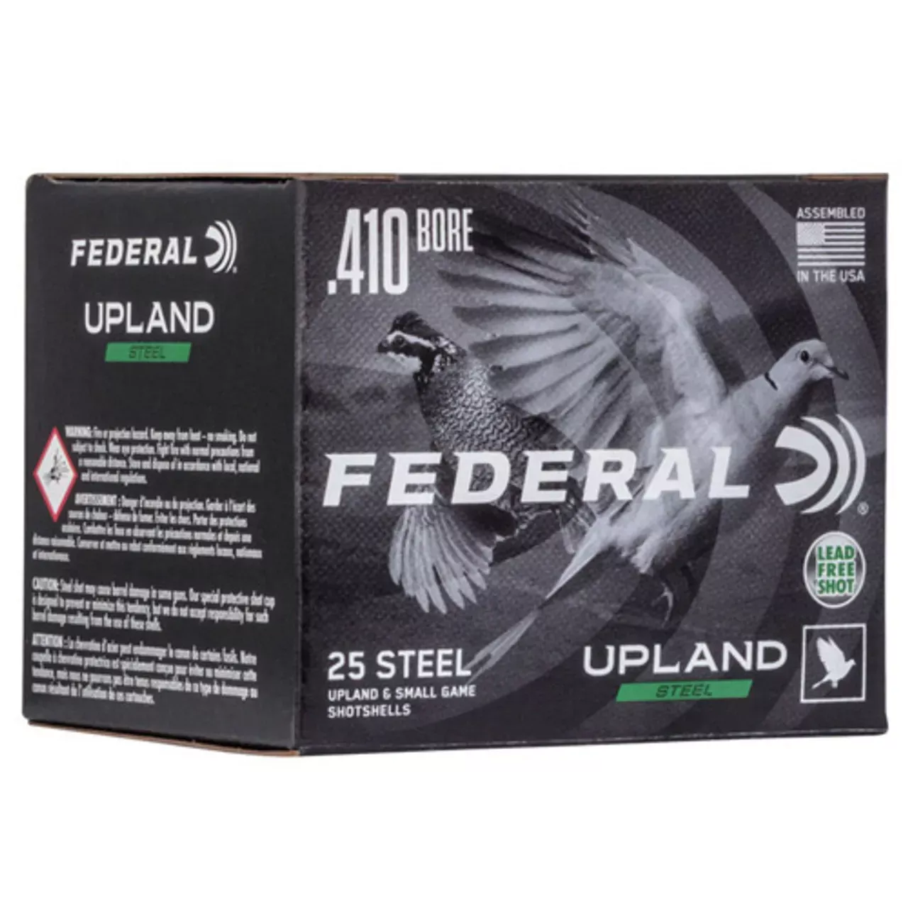 Federal Upland Steel 410 Bore Ammo 3" #6 25 Rounds USH4106