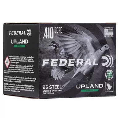 Federal USH4106 Upland Field & Range 410Gauge 3" 3/8oz 6Shot 25 Per Box/10 Case