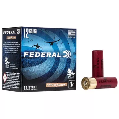 Federal WF1432 Speed-Shok 12Gauge 3" 1 1/8oz 2Shot 25 Per Box/10 Case