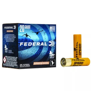Federal WF2092 Speed-Shok 20Gauge 3" 7/8oz 2Shot 25 Per Box/10 Case