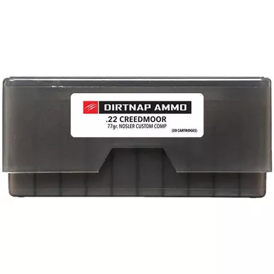 Fierce Firearms DNP22CM77GR Dirtnap 22Creedmoor 77gr 20 Per Box/10 Case