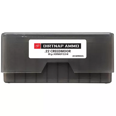 Fierce Firearms DNP22CM80GRELDM Dirtnap 22Creedmoor 80gr Extremely Low Drag-Match 20 Per Box/10 Case