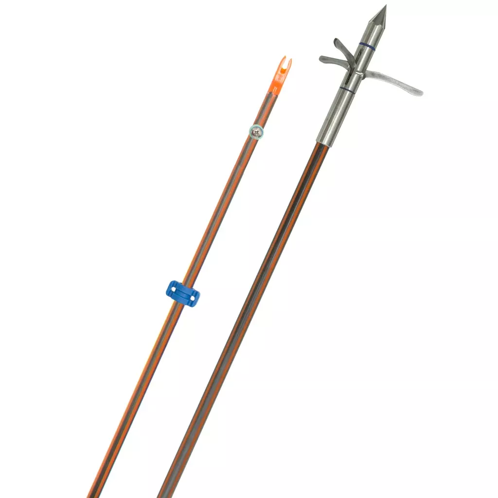 Fin Finder Hydro Carbon Il Bowfishing Arrow W/ Kraken 3 Barb Point