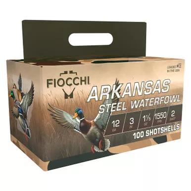 Fiocchi 123ADS2 12Gauge 3″ 1 1/5oz 2Shot 100 Per Box/2 Case