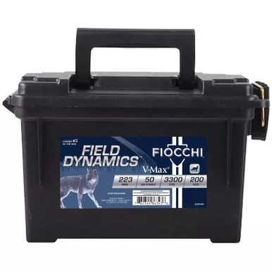 Fiocchi 223FHVA Field Dynamics 223Rem 50GR V-Max