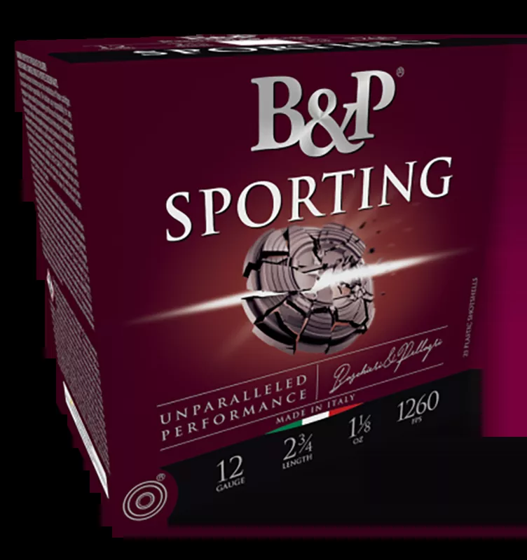 Fiocchi B&P Sporting Clay 12 Gauge 2.75" 1 oz 7.5 Shot 25 Per Box