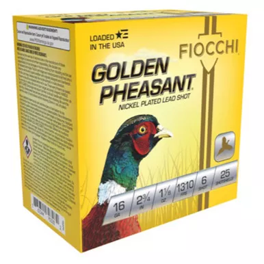Fiocchi Golden Pheasant - 16ga #6 25 Rounds