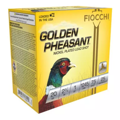Fiocchi Golden Pheasant - 20ga #7.5 25 Rounds