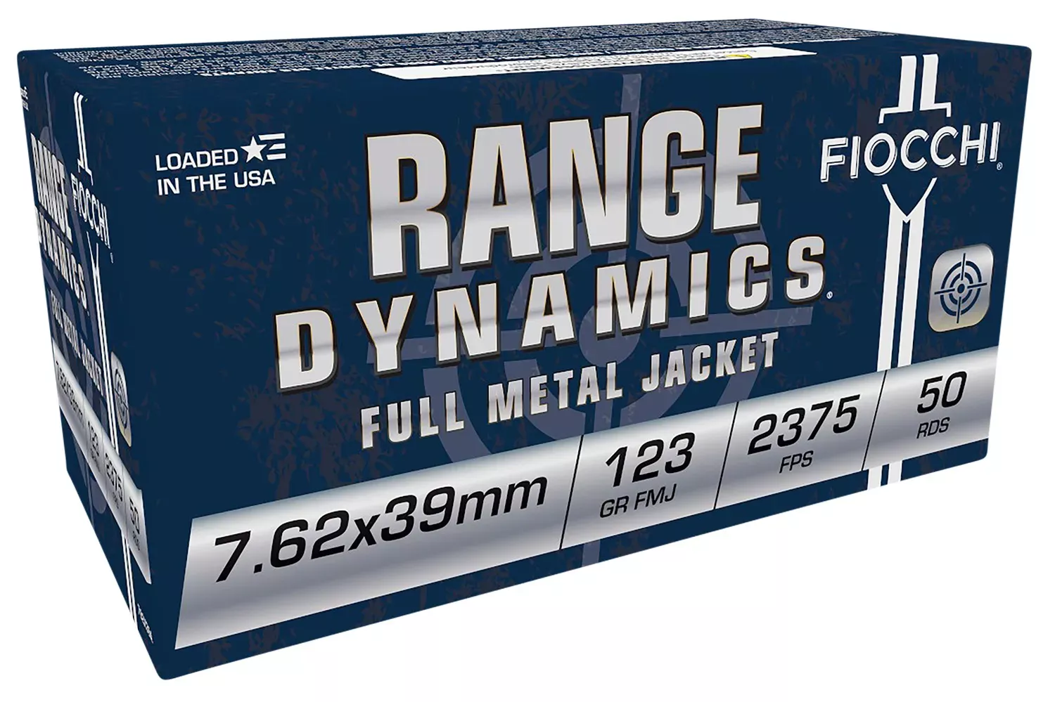 Fiocchi Range Dynamics 7.62x39mm 123 Gr. Full Metal Jacket 50/Box