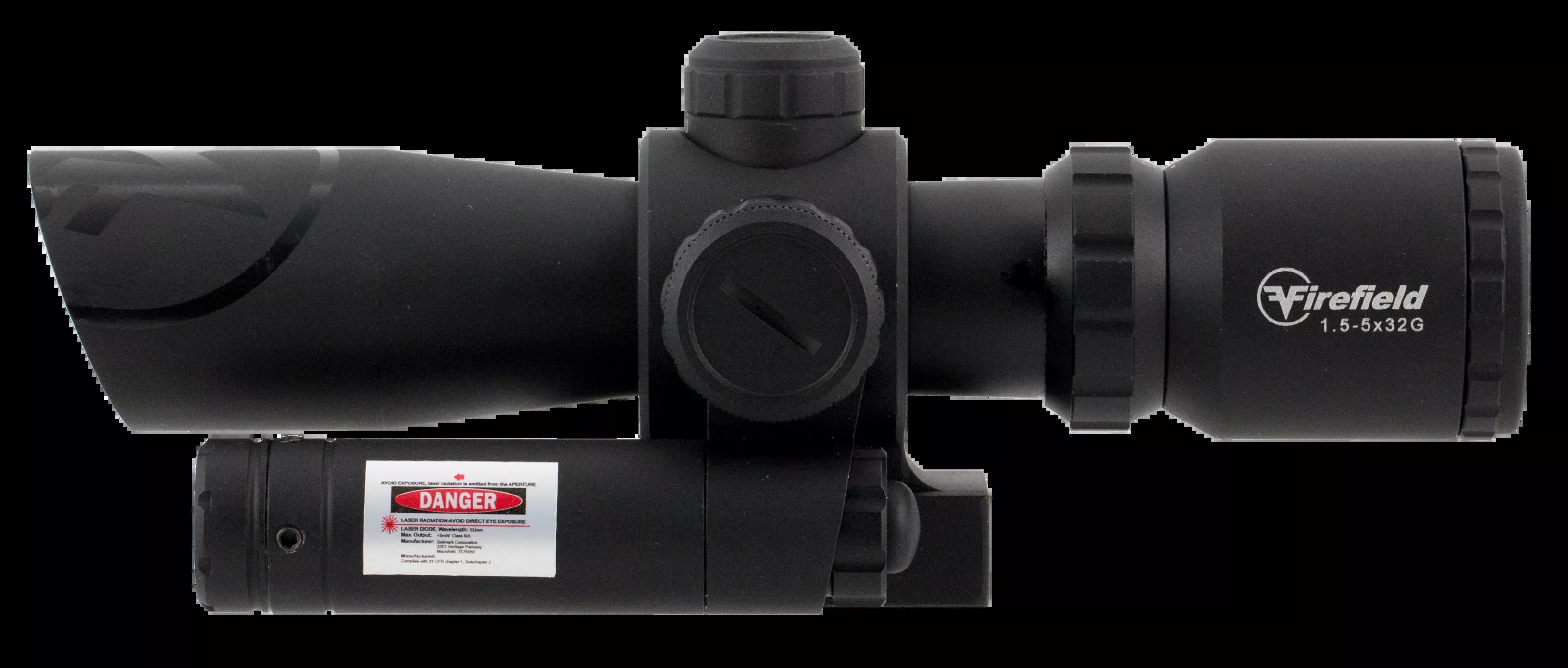 Firefield Barrage, Firefield Ff13063 Barrage1.5-5x32 W/grn Las
