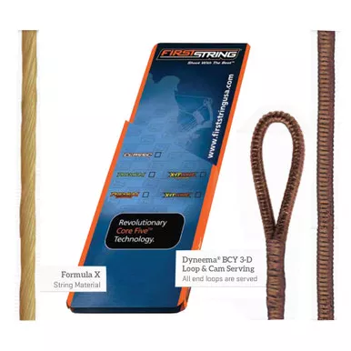 First String 5134-82-0100229 Classic String Set Mathews V3 27, Brown