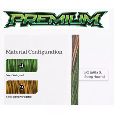 First String 5235-02-0300221 Premium String Set Hoyt RX-3 Ultra #3, Green