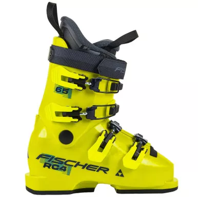 FISCHER RC4 65 JR Yellow/Yellow Alpine Boots (U19425)