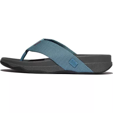 FITFLOP Men’s Surfer Cool Blue Toe-Thongs Sandals (AQ3-925)