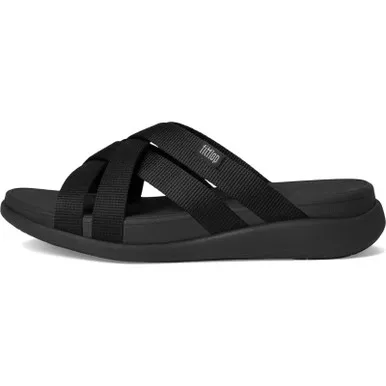 FITFLOP Women’s F-Mode Go Webbing Flatform Strappy Slides (JK3)