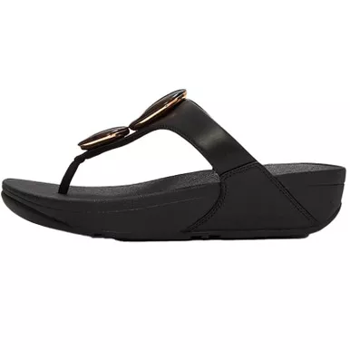 FITFLOP Women's Lulu Marbled-Stone Toe-Post Sandals (A4T)