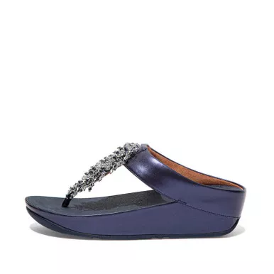 FITFLOP Women's Rumba Beaded Toe-Post Sandals (DR7)