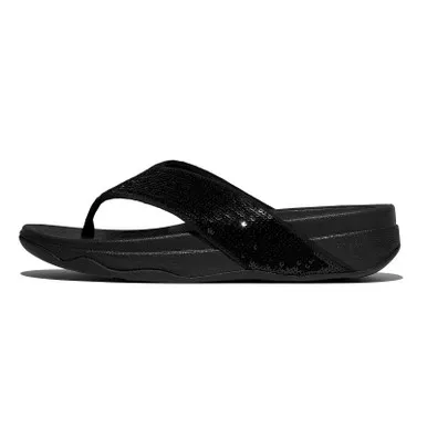 FITFLOP Women’s Surfa Sequin Toe-Post Sandals (E6M)