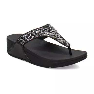 FITFLOP Womens Lulu Crystal-Mix Toe-Post Sandals (JL2)