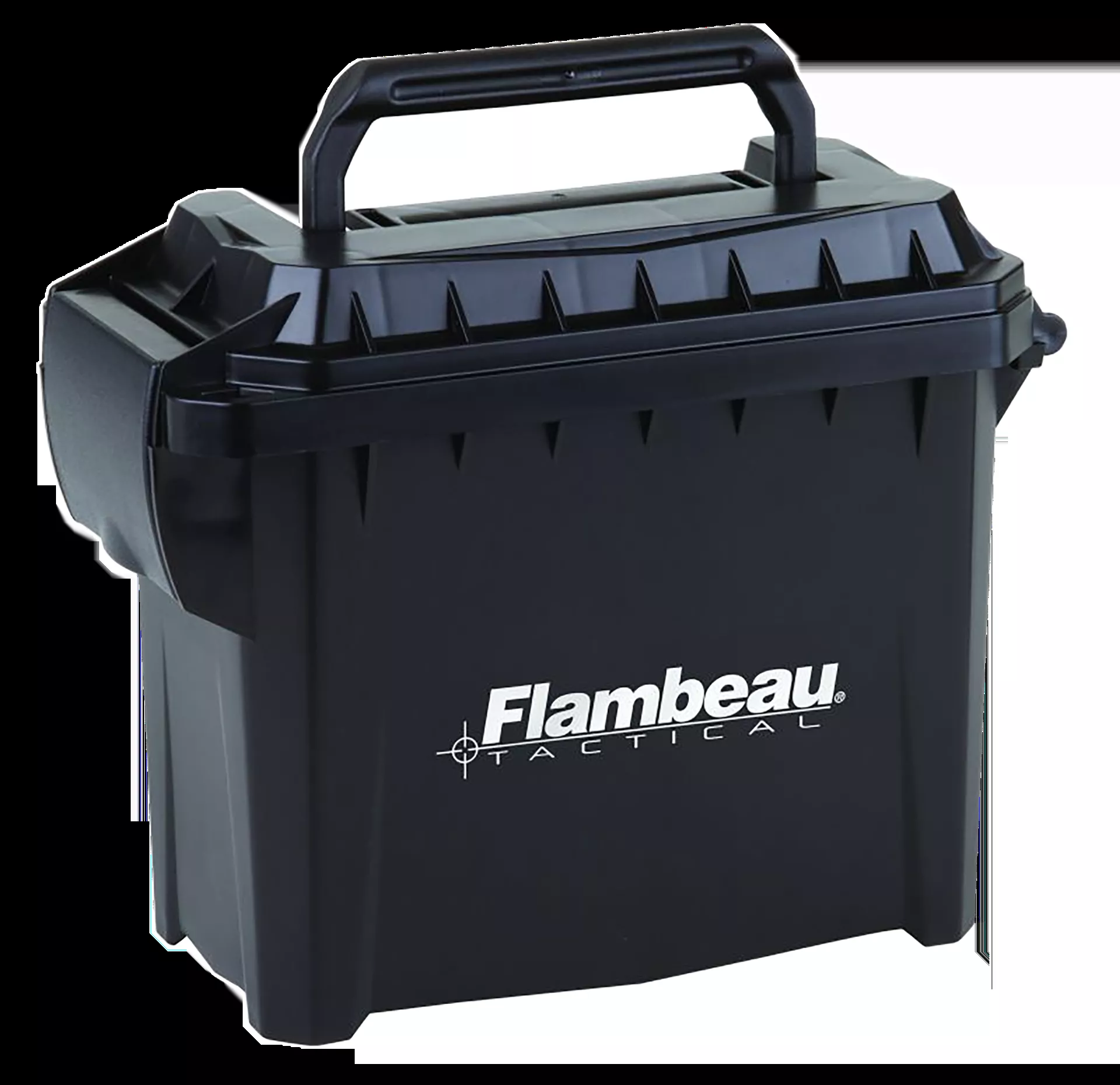 Flambeau Tactical Mini Ammo Can Holds 4 Standard 50-Round Boxes Black 5415MC