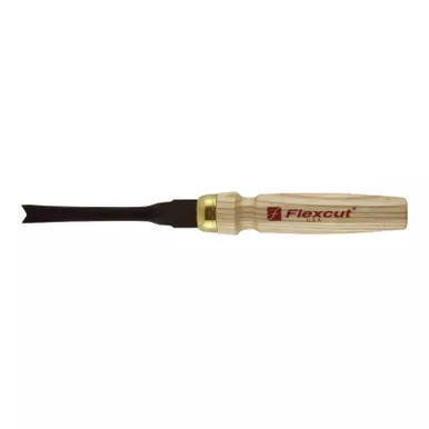 FLEXCUT 60 deg X 1/2in Mallet Carving V-Tool (MC460)