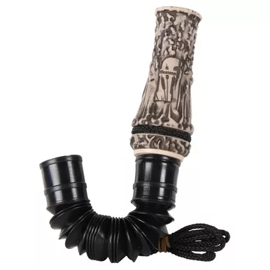 Flextone FLX-FLXDR061 Natural Bone GruntR Deer Call, Black