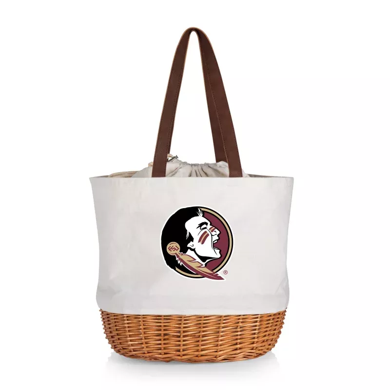 Florida State Seminoles – Coronado Canvas and Willow Basket Tote