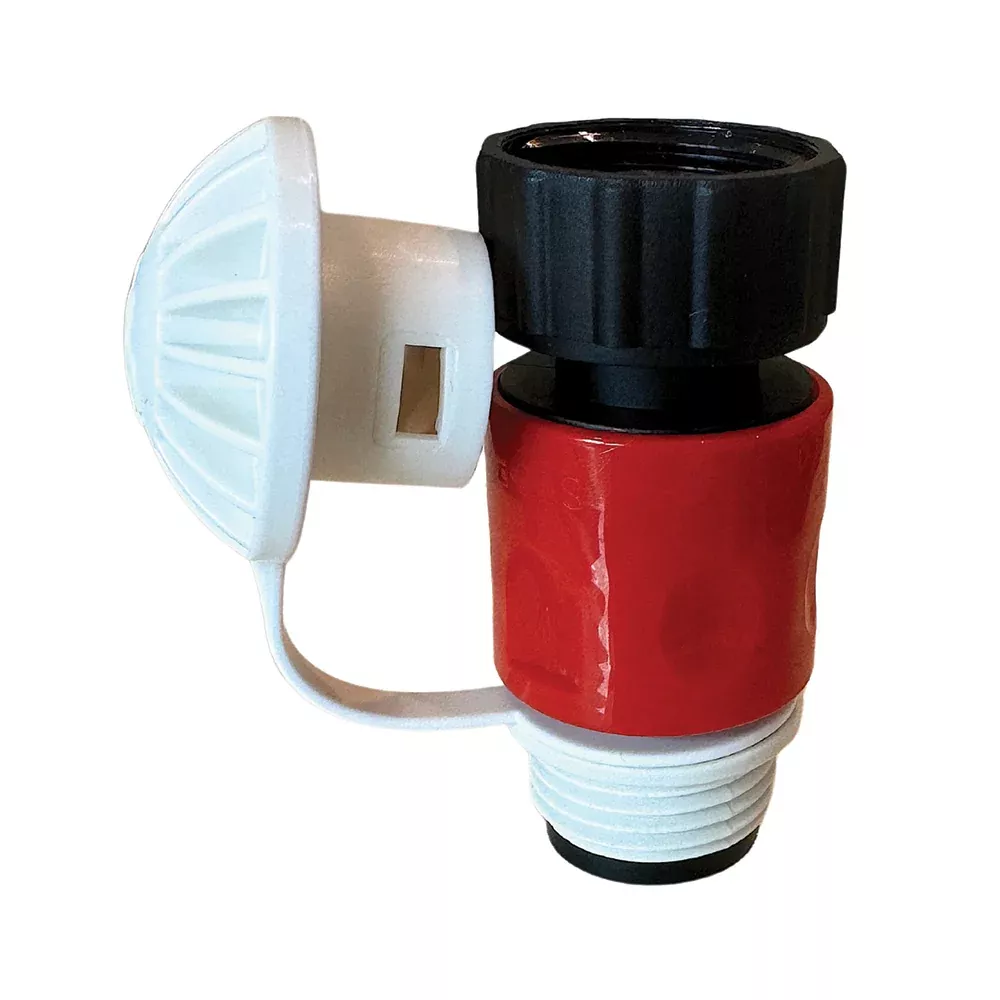 Flush-M Suzuki Motors Flush Quick Release Port w/90° Elbow – White