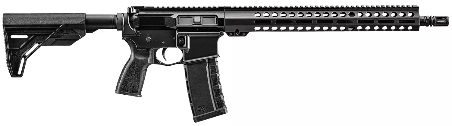 FN 15 Guardian 5.56x45mm NATO 16" 30+1, Black, Slick-Side Upper Rec
